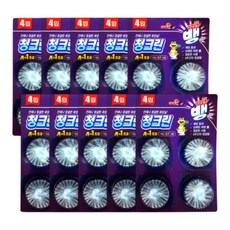 옥시레킷벤키저 이지오프뱅 청크린 드롭형 변기세정제 4개입 10개, 10박스