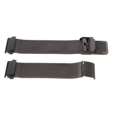Chiffonade 22mm 스테인리스 스틸 러그 시계 스트랩 더블 락 디자인 스마트 스포츠 밴드 편안한 메탈 팔찌 AmazFIT 핏 T-REX 2 Ultra For GARMI, 검정