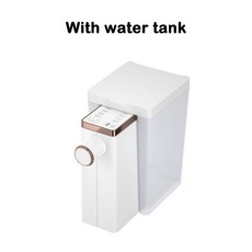 생수디스펜서 DMWD 미니 물 디펜서 전기 인스턴트 온수기 병 열 펌프 휴대용 3s 고속 난방 여행 및 가정, 영국, With Water Tank