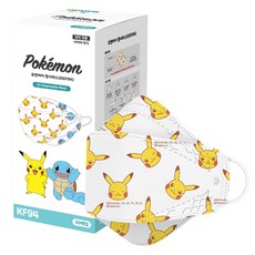 어린숨 유앤아이 포켓몬 황사마스크 소소형 KF94, 피카츄, 30개입, 1개