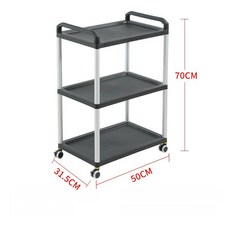 통 식당 트롤리 퇴식 카트 잔반카트 잔반수거 급식실, 공식 표준 구성, 1개, 소형 블랙