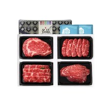 고민밥상 1++등급 정성 한우 선물세트 1.2kg (등심 업진살 부채살 불고기) 구이용 투쁠 명절 선물, 1개