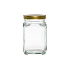器皿工坊 金蓋四方型罐 327ml / 1入, 詳見包裝