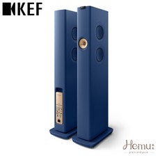 KEF LS60 Wireless 無線落地式喇叭 1400W發燒級功率 兩聲道喇叭 限時贈原廠網路線, 皇室藍, 1個