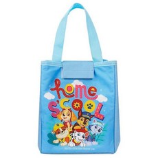 汪汪隊立大功 方形保溫小提袋 便當袋 阿奇午餐袋 天天保冷袋, 藍色, 1個