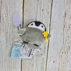 可愛企鵝造型識別證伸縮扣 護理師醫師學生證件夾 易拉扣, 1個