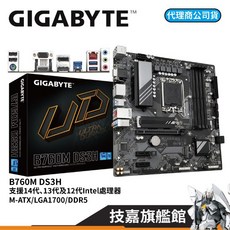 技嘉 B760M DS3H DDR5 M-ATX 主機板, 1個