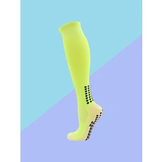 아이스하키용품 스케이트 보호장비 그립이 있는 1쌍 남성용 축구 양말 축구농구하키용 쿠션 패드가 미끄럼 방지 운동, M, 파란