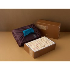 착한한과 찹쌀유과 1kg 보자기포장 전통 수제 유과 추석 명절 선물 상견례 세트, 1세트