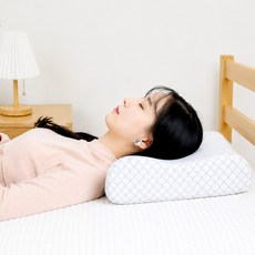 메모리폼 숙면 베개 낮은 쿨베개, 1개, 혼합색상