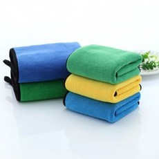 세차타올 손걸레 세차 걸레 세차 브러시 세차타올, 1개, 진블루