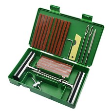 타이어 수리 세트 사용하기 쉬운 휴대용 자동차 타이어 수리 도구 33/58pc, Y98C3TT307603 GN 33, 1개