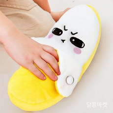 노래하는 바나나 인형 신체 터치 멜로디 연주 장난감, 신체반응 바나나 인형(건전지 교체식), 1개