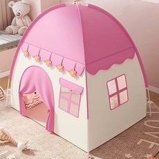 SeekFun 실내 텐트 하우스 귀여운 원터치 놀이 텐트, Pink/핑크, 1개