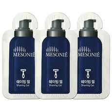 나드리 메소니에 일회용 파우치 쉐이빙 젤 면도크림 면도젤, 20개, 4ml
