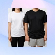 라운드넥 빠른건조 기능성티셔츠 반팔 냉감소재 아이스 쿨티셔츠