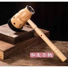 台灣現貨 手持葫蘆灸 原木葫蘆溫灸筒 艾草灸 薰香葫蘆筒 隨身灸溫灸器 肚臍灸 艾灸艾柱臍療爐 艾灸, 1個