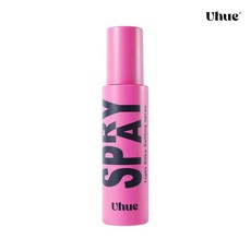 UHUE 輕盈柔焦定妝噴霧 防水防汗 100ml, 1個, 輕盈柔焦  經典舊款(pink包裝)