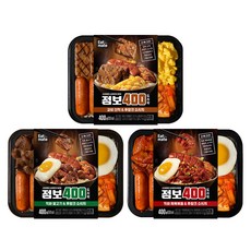 [랭킹닭컴] 잇메이트 점보 400 도시락 3종 혼합, 5개, 400g