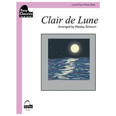 (영문도서)Clair de Lune: Sheet Paperback, Alfred Music, English, 9781629060385