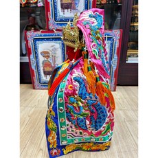 華誠 南式繡線浮神衣 神明衣 龍袍 繡線浮 現貨多尺寸 塞棉 浮繡, 粉色,1呎2長 尺3連座穿, 1個