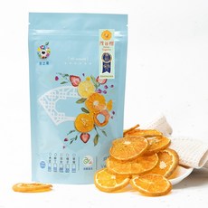 吉之果 鮮果乾-茂谷柑果片 (天然無添加、台灣在地水果), 50公克