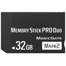 오리지널 32GB 메모리 스틱 프로 듀오 Mark2 - PSP 1000 2000 3000 및 카메라 액세서리 스토리지 카드와 호환 고속