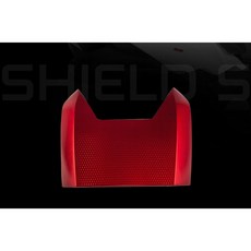 德國 Furchtlos 富合樂斯 Kymco ionex MiG9 電動機車快拆後箱 塑鋼尾箱 夜間反光輕量耐用, 白紅後箱 全配 （紅色彩蓋＋靠背＋內襯）, 白紅