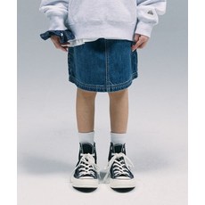 LEE KIDS 베이직 데님 스커트 인디고 LK2601SR70IN 489325