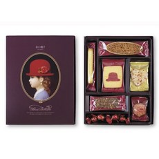 AKAI BOHSHI 紅帽子 餅乾禮盒 紫色款 17片入, 1個, 7種