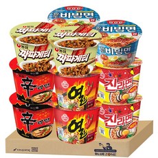 블루존 용기 5종 10개입 세트 (신라면2 짜파게티2 진라면2 팔도비빔면2 열라면2), 1개