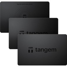 TANGEM 3개 지갑 팩 - 안전한 암호화 지갑 - 비트코인 이더리움 NFT 등을 위한 신뢰할 수 있는 콜드 스토리지 - 100% 오프라인 하드웨어, Pack of 3 (2.0)