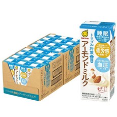 마루산 트리플 대책 이 한 병 아몬드 밀크 200ml×24개 GABA 100mg 함유 수면의 질 개선/스트레스 피로감 완화/혈압을 낮추다, 200ml