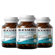블랙모어스 오더리스 피쉬오일 미니 캡슐 rTG 오메가3 임산부 눈 건강, 80정, 3세트