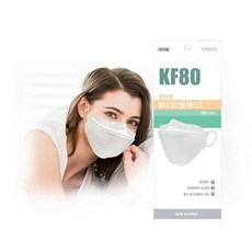 KF80 와이엠황사보건용마스크 대형 화이트 1개입 500매