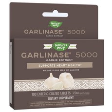 Enzymatic Therapy Nature's Way Garlinase 500大蒜萃取腸溶錠, 100顆, 1盒