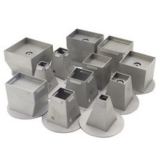 Honton Zhuomao SCOTLE-HR6000 스테이션 1515 2020 2525 3030 용 BGA 상단 부품 하단 핫 에어 노즐, 05 50mm x 50mm, 02 Upper part, 1개