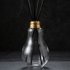 디퓨저 용기 공병 골드캡 전구모양 150ml, 골드캡전구(오픈형)150ml_5개