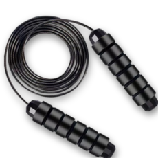 웜네스트 줄넘기 와이어 꼬임방지 줄넘기, 1개, 블랙 1개, 블랙