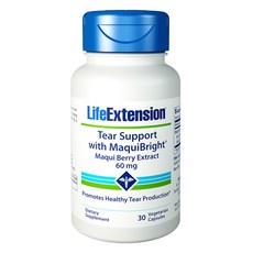 LIFE EXTENSION 馬基果萃取素食膠囊 60mg, 30顆, 1罐