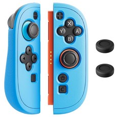 GLDRAM 스위치 2 조이콘용 소프트 TPU 케이스 (블루), 블루