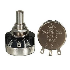아두이노 RV24YN20S (B103) -10K Ohm COSMOS Tokyo 정품 가변 저항 가변저항기 potentiometer Nut Washer 포함 0.1%의 비밀, 1개
