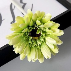 비오스리빙 인조꽃 그린 조화 피어나 거베라 조화인테리어 차량용 핸들커버