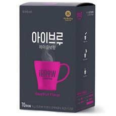 IBREW 榛果風味即溶咖啡隨身包, 1g, 70條, 1盒