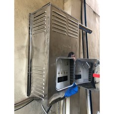 Liou-Tai 熱水器防風罩 不鏽鋼通用型防雨罩, 1個