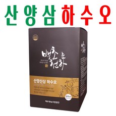 하수오즙/ 산양산삼 하수오진액/ 지리산 덕유산 심마니 재배 산양삼 하수오/ 백초영농조합, 백초천하 산양산삼 하수오 30포 x1박스, 1개, 800ml