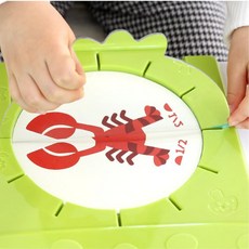 유아동 인지발달 거울놀이 대칭만들기 양면그림 카드 세트 공튕기기 적응 소근육 운동회