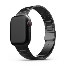 아이메이드잇 애플워치 호환 로이스 메탈 스트랩 밴드, 블랙