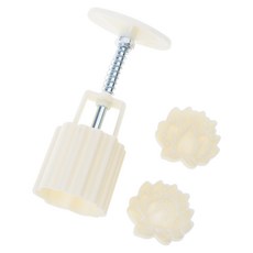 손 압력 다양한 퐁당 월병 금형 프레스 쿠키 커터 베이킹 도구, 로터스