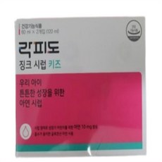 락피도 키즈 징크 시럽, 120ml, 5개
